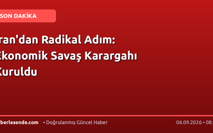 İran'dan Radikal Adım: Ekonomik Savaş Karargahı Kuruldu