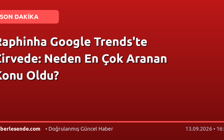 Raphinha Google Trends'te Zirvede: Neden En Çok Aranan Konu Oldu?
