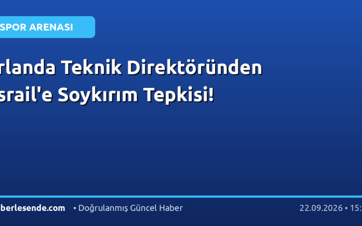 İrlanda Teknik Direktöründen İsrail'e Soykırım Tepkisi!