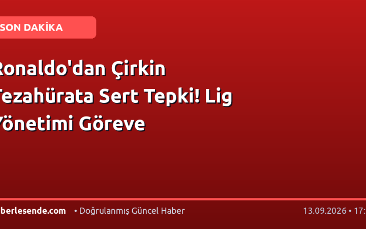 Ronaldo'dan Çirkin Tezahürata Sert Tepki! Lig Yönetimi Göreve