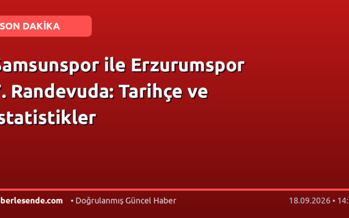 Samsunspor ile Erzurumspor 7. Randevuda: Tarihçe ve İstatistikler