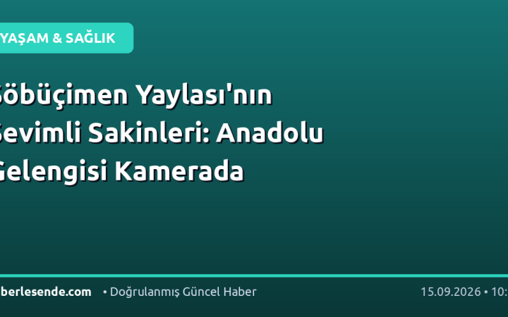 Söbüçimen Yaylası'nın Sevimli Sakinleri: Anadolu Gelengisi Kamerada