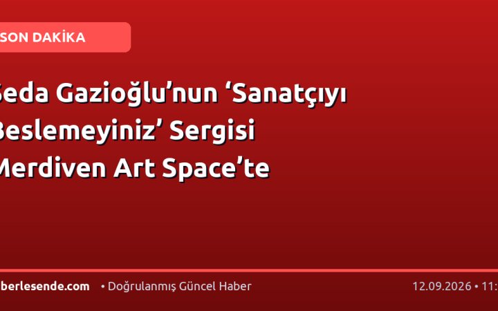 Seda Gazioğlu’nun ‘Sanatçıyı Beslemeyiniz’ Sergisi Merdiven Art Space’te