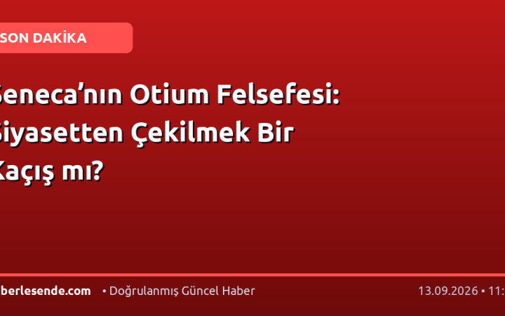 Seneca’nın Otium Felsefesi: Siyasetten Çekilmek Bir Kaçış mı?