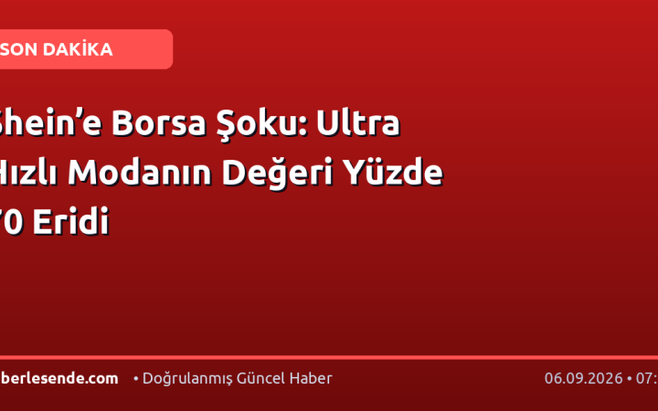 Shein’e Borsa Şoku: Ultra Hızlı Modanın Değeri Yüzde 70 Eridi