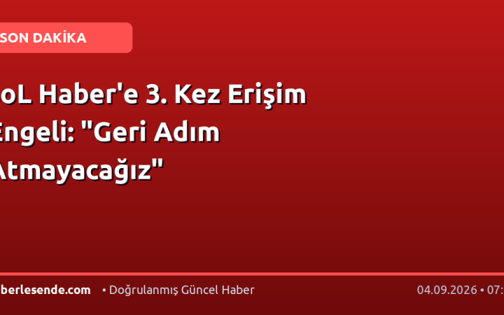 soL Haber'e 3. Kez Erişim Engeli: "Geri Adım Atmayacağız"