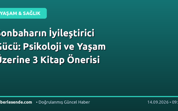 Sonbaharın İyileştirici Gücü: Psikoloji ve Yaşam Üzerine 3 Kitap Önerisi