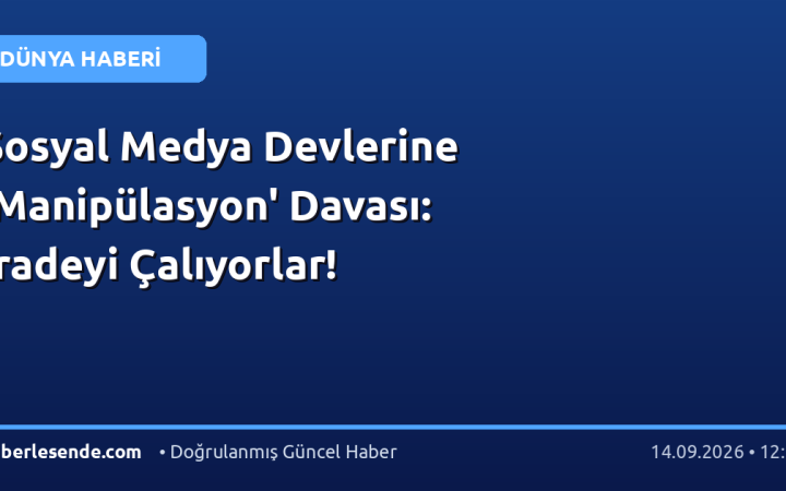Sosyal Medya Devlerine 'Manipülasyon' Davası: İradeyi Çalıyorlar!