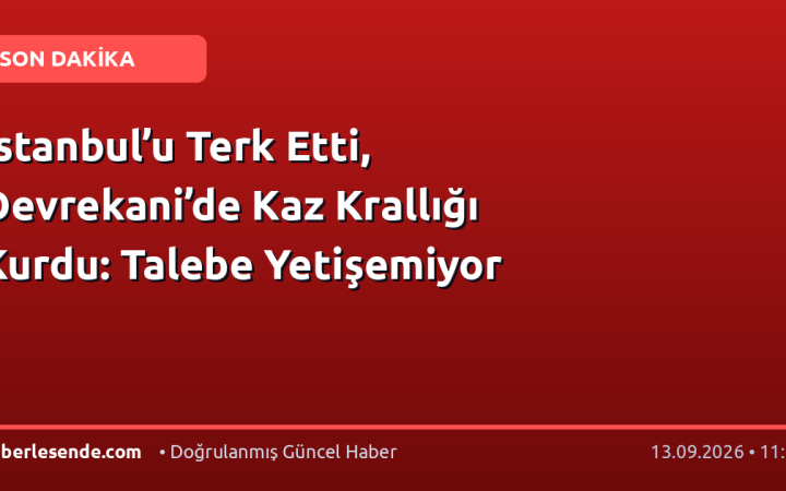 İstanbul’u Terk Etti, Devrekani’de Kaz Krallığı Kurdu: Talebe Yetişemiyor