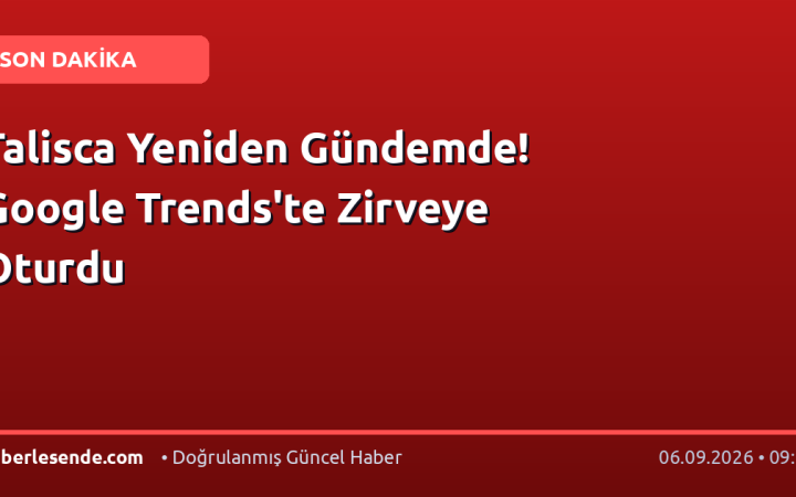 Talisca Yeniden Gündemde! Google Trends'te Zirveye Oturdu