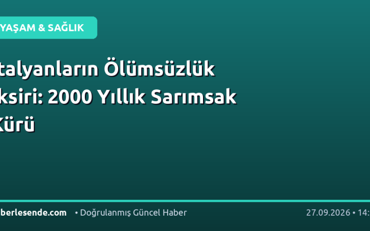 İtalyanların Ölümsüzlük İksiri: 2000 Yıllık Sarımsak Kürü