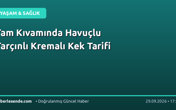 Tam Kıvamında Havuçlu Tarçınlı Kremalı Kek Tarifi