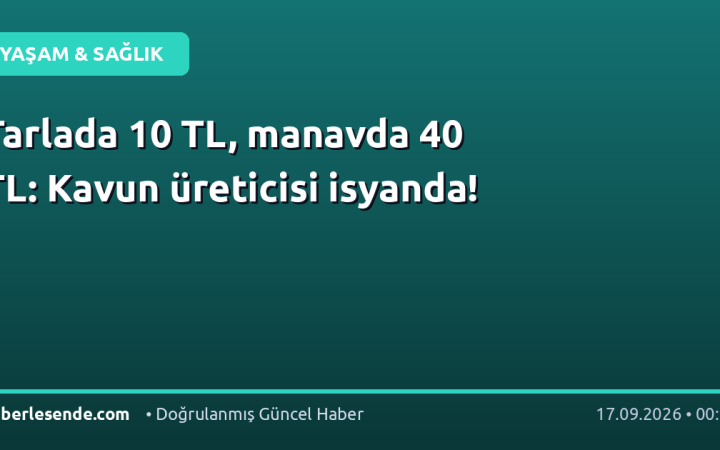Tarlada 10 TL, manavda 40 TL: Kavun üreticisi isyanda!