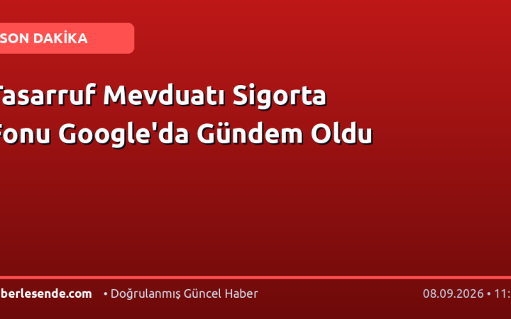 Tasarruf Mevduatı Sigorta Fonu Google'da Gündem Oldu