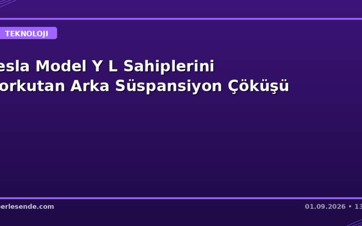 Tesla Model Y L Sahiplerini Korkutan Arka Süspansiyon Çöküşü
