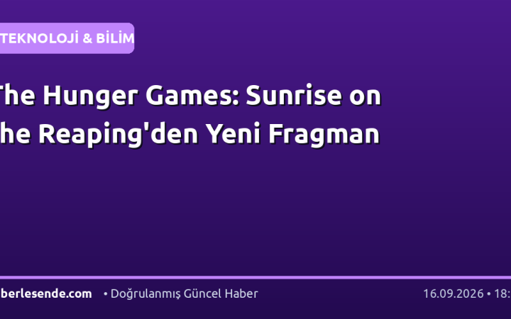 The Hunger Games: Sunrise on the Reaping'den Yeni Fragman