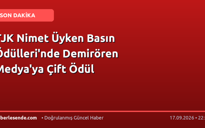 TJK Nimet Üyken Basın Ödülleri'nde Demirören Medya'ya Çift Ödül