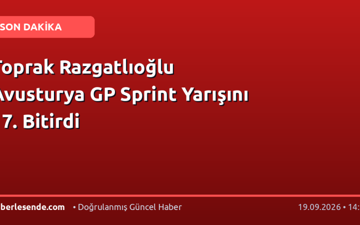 Toprak Razgatlıoğlu Avusturya GP Sprint Yarışını 17. Bitirdi