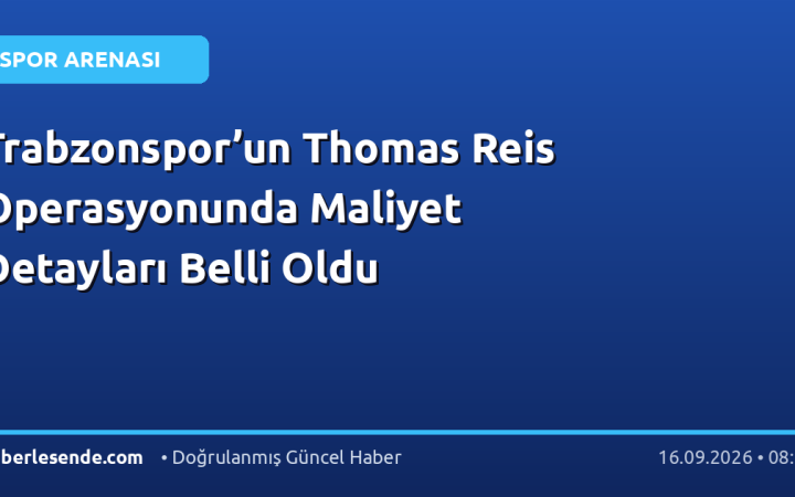 Trabzonspor’un Thomas Reis Operasyonunda Maliyet Detayları Belli Oldu