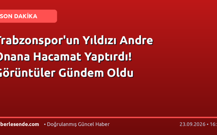 Trabzonspor'un Yıldızı Andre Onana Hacamat Yaptırdı! Görüntüler Gündem Oldu