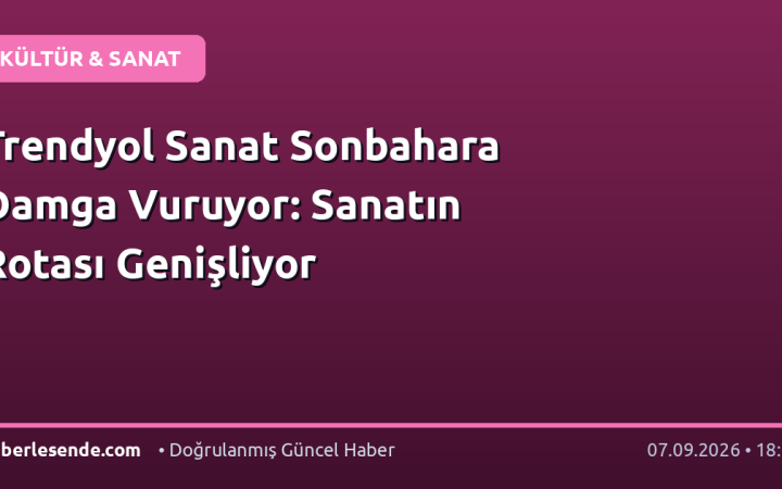 Trendyol Sanat Sonbahara Damga Vuruyor: Sanatın Rotası Genişliyor