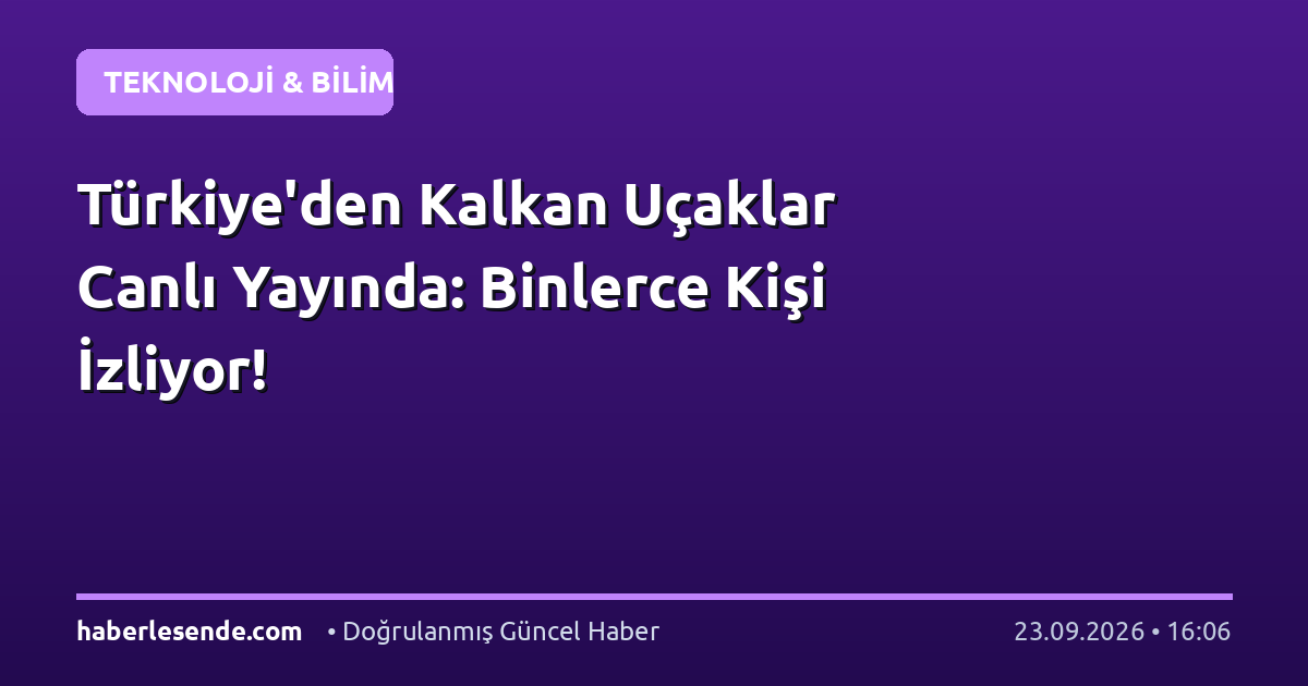 Türkiye'den Kalkan Uçaklar Canlı Yayında: Binlerce Kişi İzliyor!