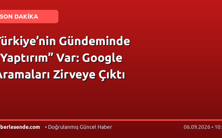 Türkiye’nin Gündeminde “Yaptırım” Var: Google Aramaları Zirveye Çıktı