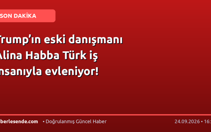 Trump’ın eski danışmanı Alina Habba Türk iş insanıyla evleniyor!