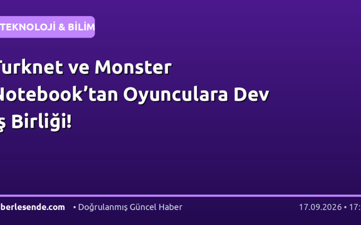 Turknet ve Monster Notebook’tan Oyunculara Dev İş Birliği!