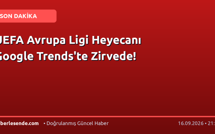 UEFA Avrupa Ligi Heyecanı Google Trends'te Zirvede!
