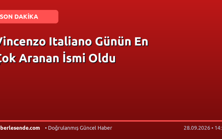 Vincenzo Italiano Günün En Çok Aranan İsmi Oldu