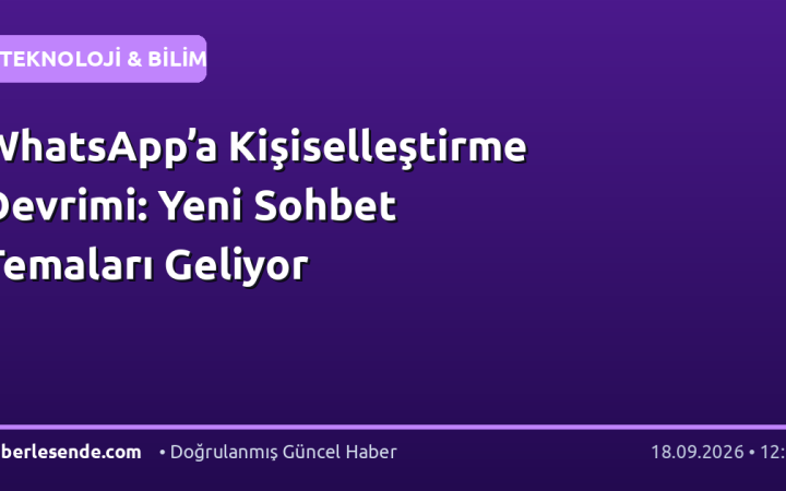 WhatsApp’a Kişiselleştirme Devrimi: Yeni Sohbet Temaları Geliyor