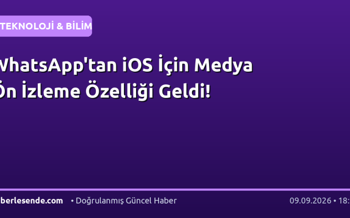 WhatsApp'tan iOS İçin Medya Ön İzleme Özelliği Geldi!