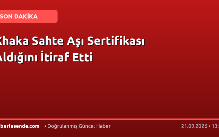 Xhaka Sahte Aşı Sertifikası Aldığını İtiraf Etti