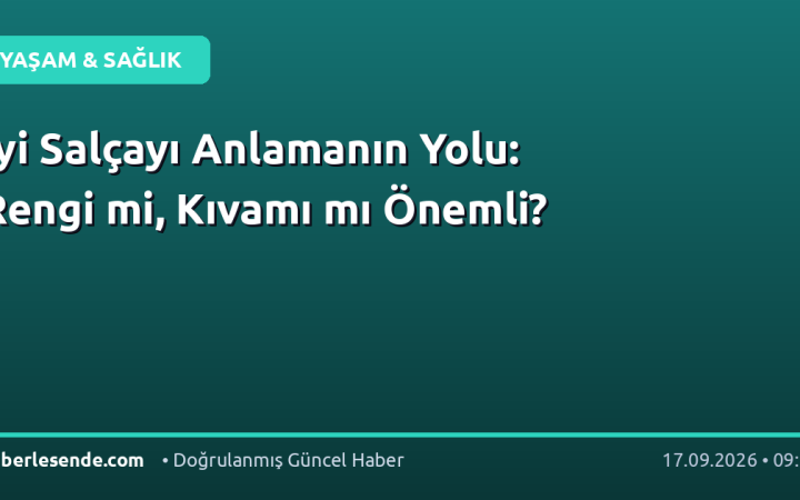 İyi Salçayı Anlamanın Yolu: Rengi mi, Kıvamı mı Önemli?