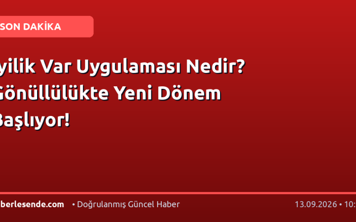 İyilik Var Uygulaması Nedir? Gönüllülükte Yeni Dönem Başlıyor!