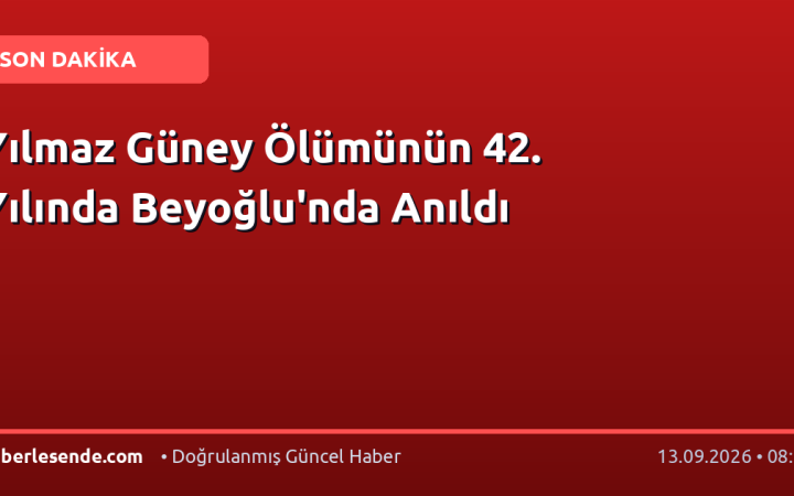 Yılmaz Güney Ölümünün 42. Yılında Beyoğlu'nda Anıldı