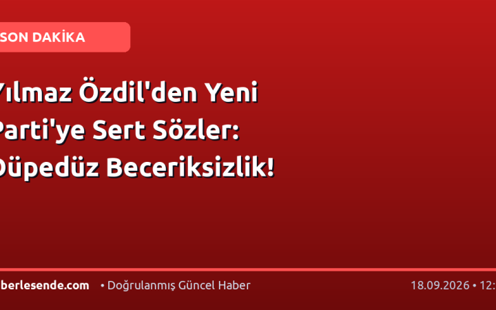 Yılmaz Özdil'den Yeni Parti'ye Sert Sözler: Düpedüz Beceriksizlik!