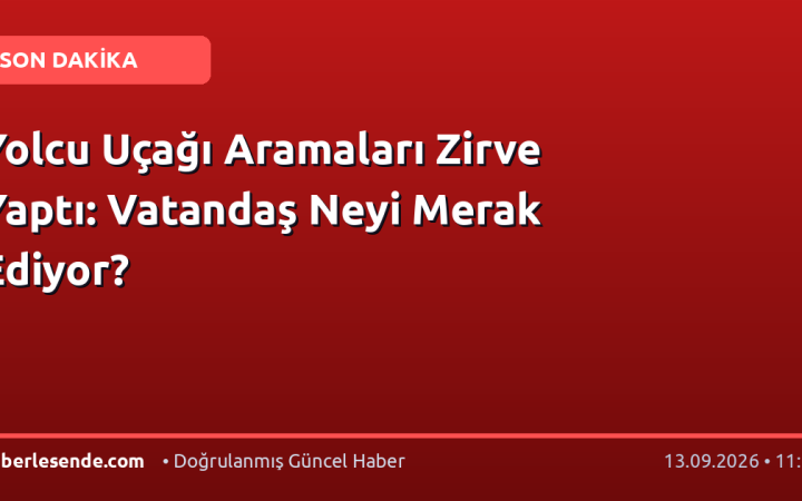 Yolcu Uçağı Aramaları Zirve Yaptı: Vatandaş Neyi Merak Ediyor?