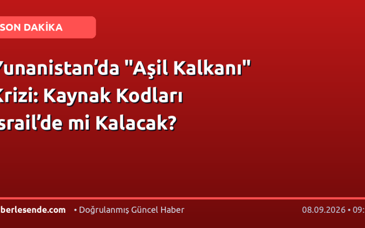 Yunanistan’da "Aşil Kalkanı" Krizi: Kaynak Kodları İsrail’de mi Kalacak?
