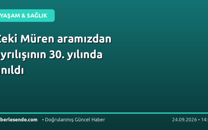 Zeki Müren aramızdan ayrılışının 30. yılında anıldı