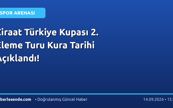 Ziraat Türkiye Kupası 2. Eleme Turu Kura Tarihi Açıklandı!