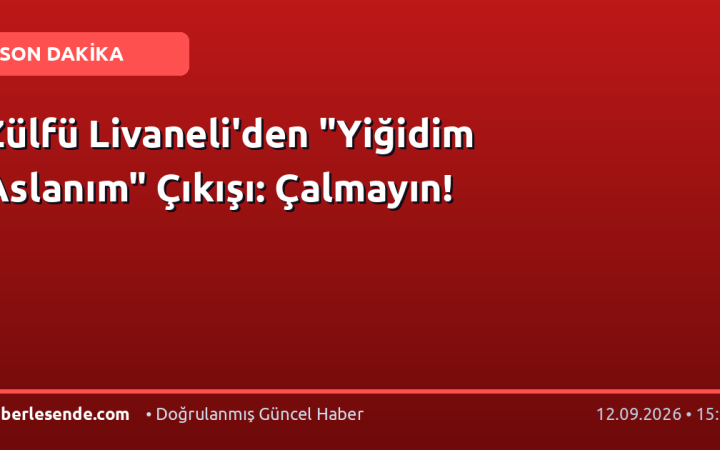 Zülfü Livaneli'den "Yiğidim Aslanım" Çıkışı: Çalmayın!