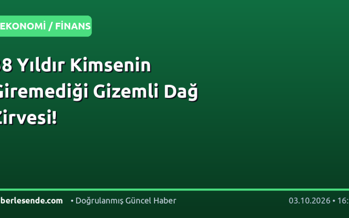 38 Yıldır Kimsenin Giremediği Gizemli Dağ Zirvesi!