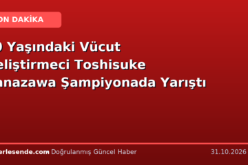 90 Yaşındaki Vücut Geliştirmeci Toshisuke Kanazawa Şampiyonada Yarıştı
