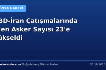 ABD-İran Çatışmalarında Ölen Asker Sayısı 23'e Yükseldi