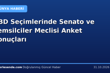 ABD Seçimlerinde Senato ve Temsilciler Meclisi Anket Sonuçları