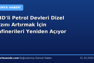 ABD'li Petrol Devleri Dizel Arzını Artırmak İçin Rafinerileri Yeniden Açıyor