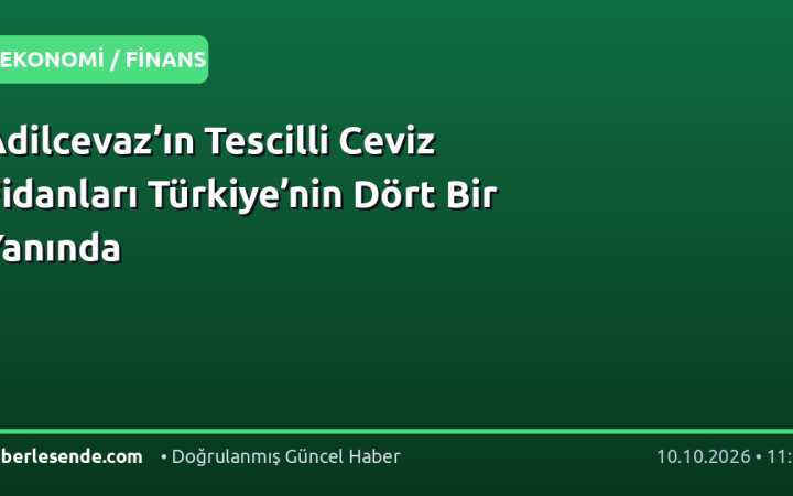 Adilcevaz’ın Tescilli Ceviz Fidanları Türkiye’nin Dört Bir Yanında