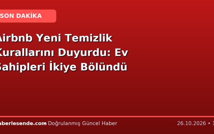 Airbnb Yeni Temizlik Kurallarını Duyurdu: Ev Sahipleri İkiye Bölündü